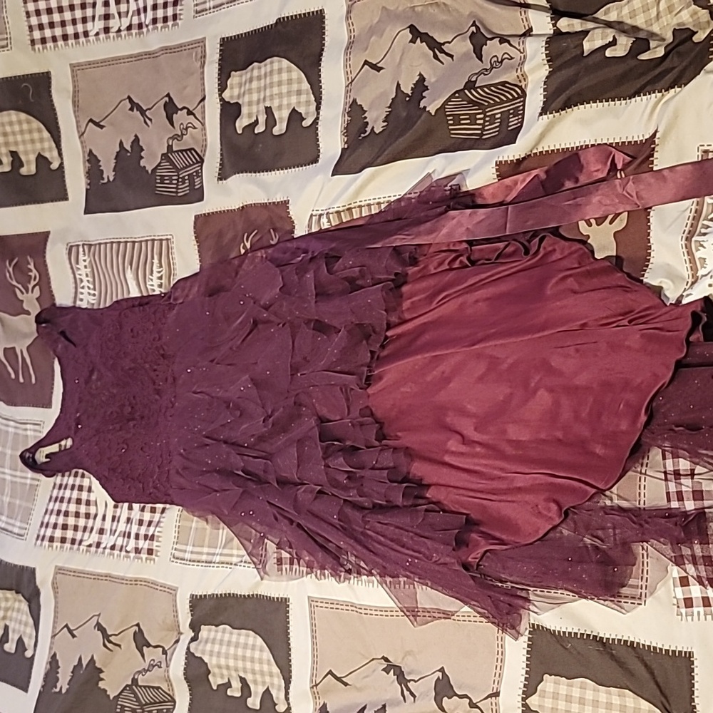 Nice burgundy dress